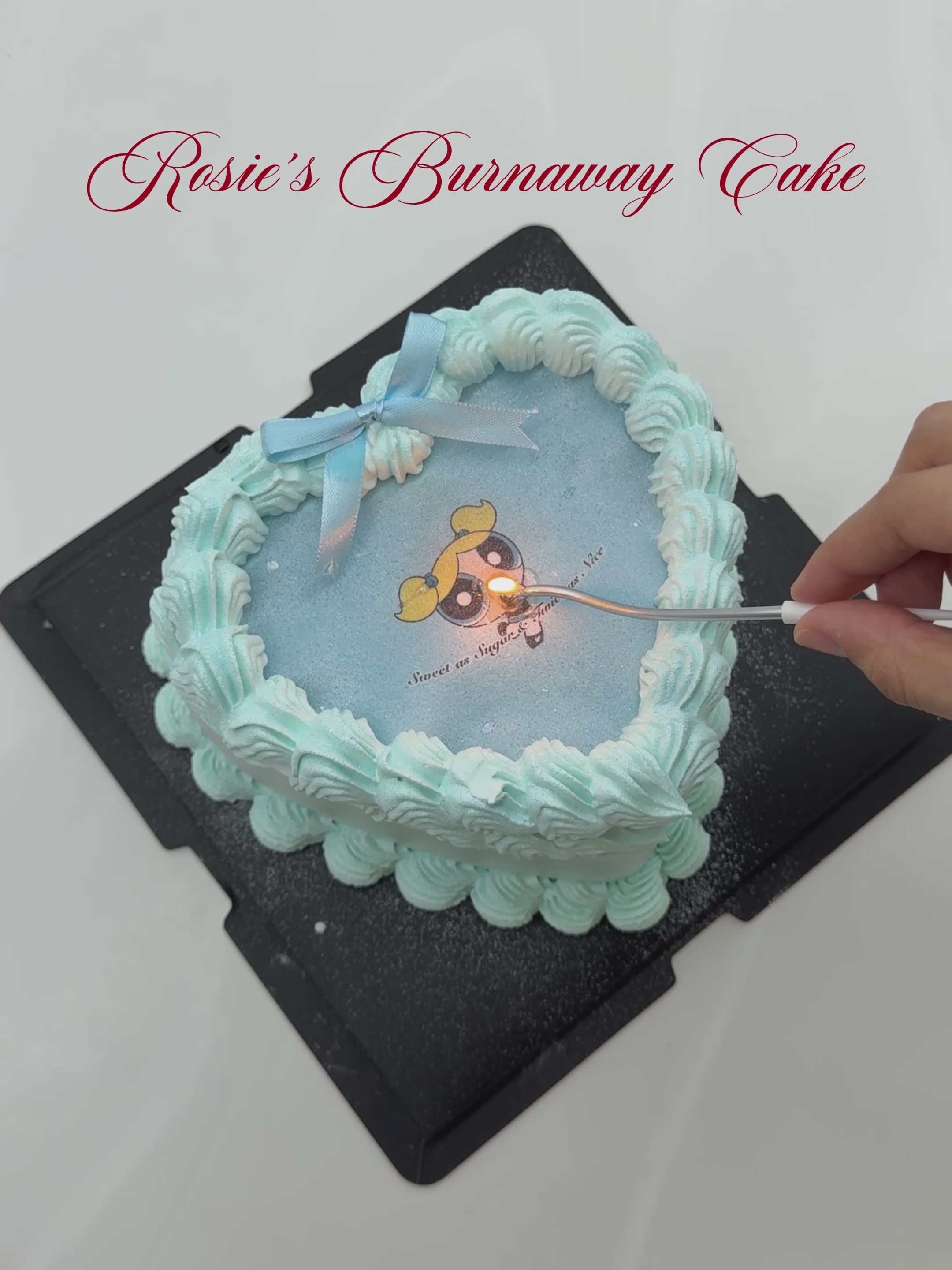 Load video: Bubbles&#39; Burn Cake